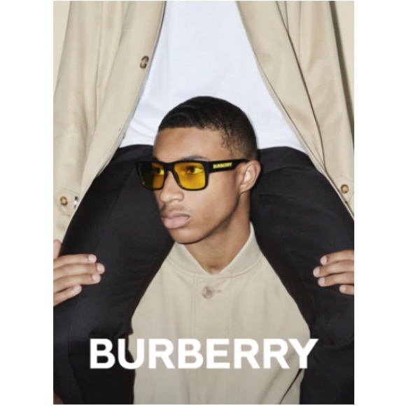 BURBERRY KNIGHT BE4358 Yellow Lens Oversized Men Sunglasses yellow lenses - Picture 3 of 14